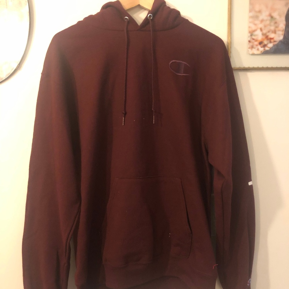 Burgundy Champion Hoodie